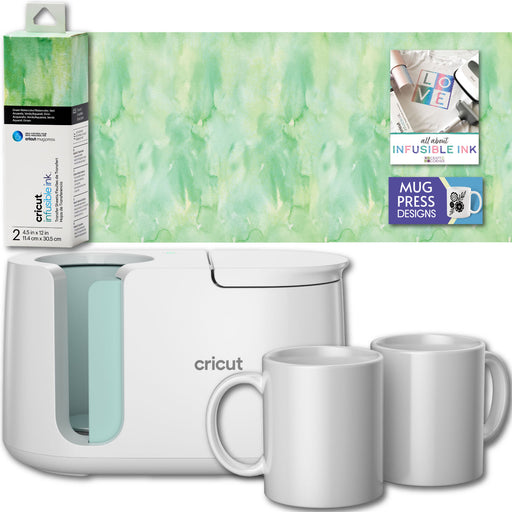 Cricut Mug Press Machine Bundle - Infusible Ink, DIY Mugs, Designs