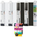 Cricut Smart Vinyl Double Tuxedo Bundle - 3ft Adhesive Vinyl Rolls