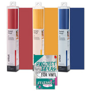 Cricut Smart Permanent Vinyl Primary Colors Bundle - 3ft Adhesive Vinyl Rolls