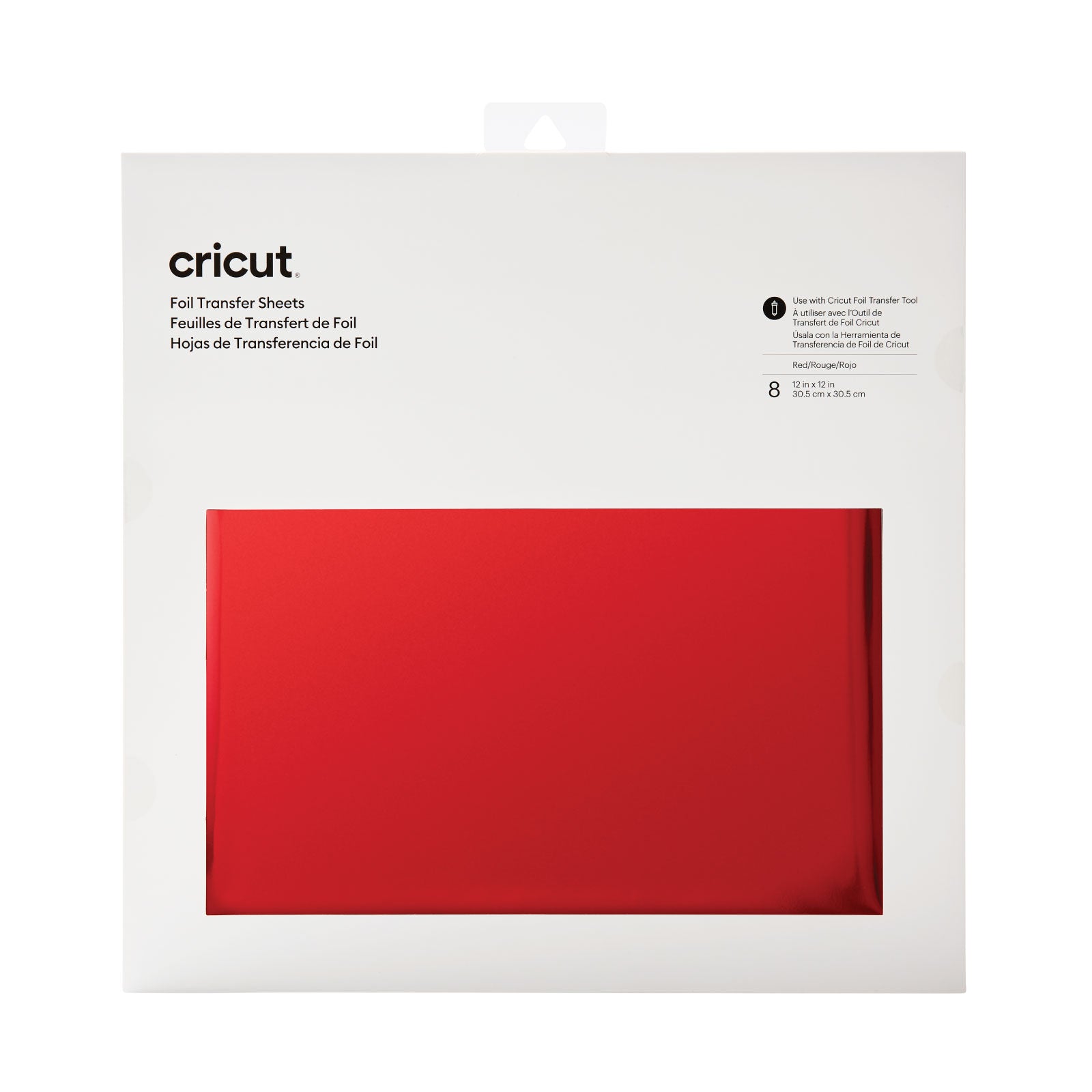 Transfer Foil Red 12x12 8 - Damaged Package